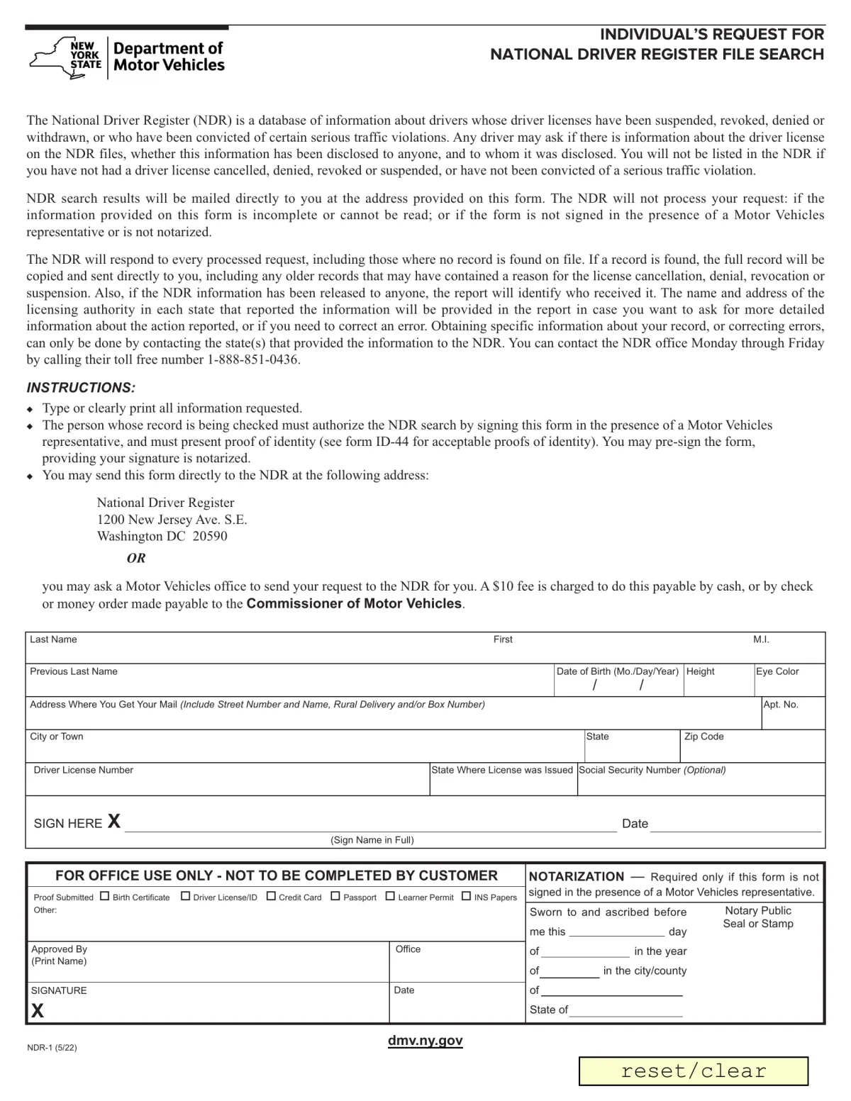 National Driver Register